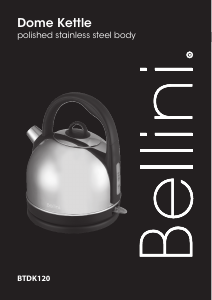 Bruksanvisning Bellini BTDK120 Vattenkokare