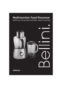 Bruksanvisning Bellini BTMFP20 Matberedare