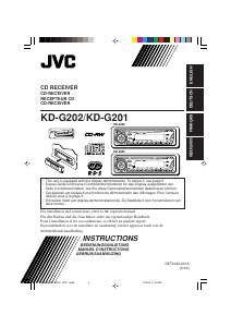 Manual JVC KD-G202 Car Radio
