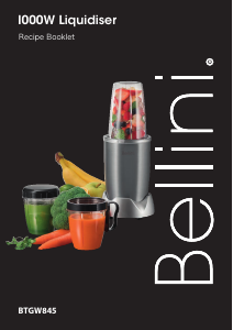 Handleiding Bellini BTGW845 Blender