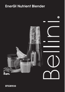 Manual Bellini BTGW930 Blender