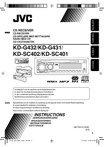 Brugsanvisning JVC KD-G431 Bilradio