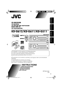 Käyttöohje JVC KD-G611 Autoradio