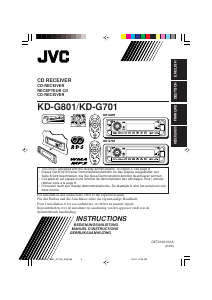 Bedienungsanleitung JVC KD-G701 Autoradio
