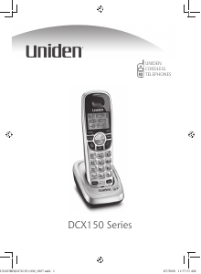 Handleiding Uniden DCX 150 Draadloze telefoon