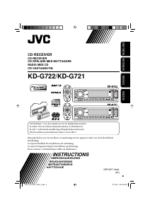 Käyttöohje JVC KD-G721 Autoradio