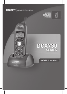 Handleiding Uniden DCX 730 Draadloze telefoon