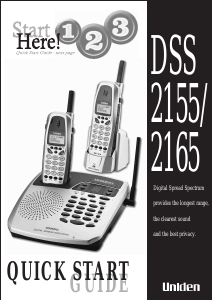Handleiding Uniden DSS 2155 Draadloze telefoon