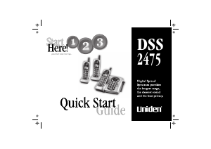 Handleiding Uniden DSS 2475 Draadloze telefoon