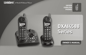 Handleiding Uniden DXAI 4588 Draadloze telefoon