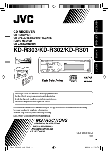 Käyttöohje JVC KD-R302 Autoradio