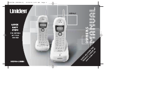 Handleiding Uniden DXI 986-2 Draadloze telefoon
