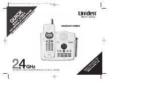 Handleiding Uniden EXAI 3248 Draadloze telefoon