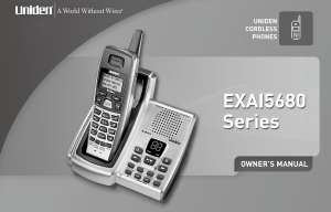 Handleiding Uniden EXAI 5680 Draadloze telefoon