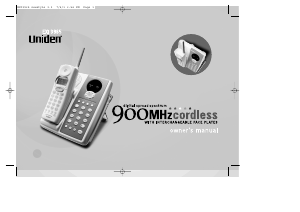 Handleiding Uniden EXI 3965 Draadloze telefoon