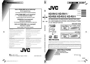 Manuale JVC KD-R412 Autoradio