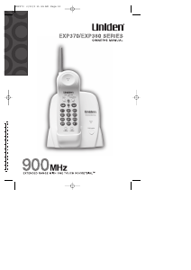 Handleiding Uniden EXP 380 Draadloze telefoon