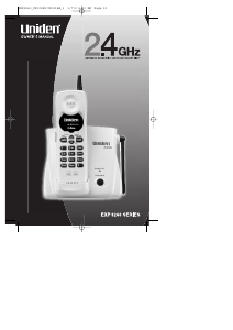 Handleiding Uniden EXP 3240 Draadloze telefoon