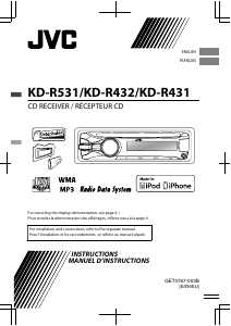 Handleiding JVC KD-R431 Autoradio