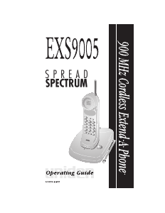 Handleiding Uniden EXS 9005 Draadloze telefoon