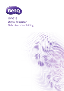 Handleiding BenQ MW712 Beamer