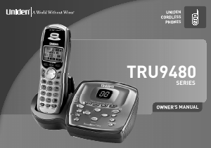 Handleiding Uniden TRU 9480 Draadloze telefoon