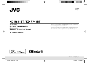 Handleiding JVC KD-R741BT Autoradio