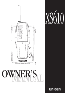 Handleiding Uniden XS 610 Draadloze telefoon