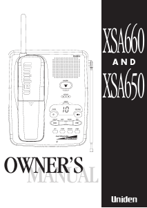 Handleiding Uniden XSA 650 Draadloze telefoon
