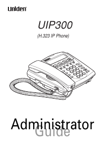 Manual Uniden UIP 300 IP Phone