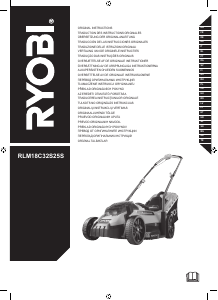 Manual de uso Ryobi RLM18C32S25S Cortacésped