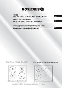 Mode d’emploi Rosières RPI 430 Table de cuisson