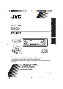 Mode d’emploi JVC KD-S621 Autoradio