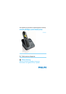 Handleiding Philips CD655 Draadloze telefoon