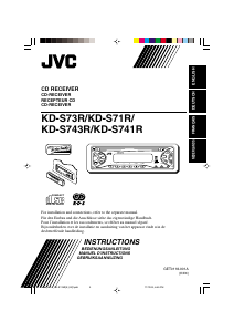 Handleiding JVC KD-S743R Autoradio