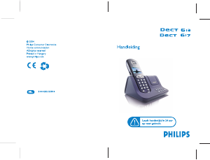 Handleiding Philips DECT 613 Draadloze telefoon