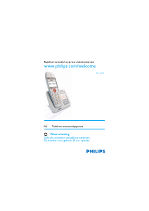 Handleiding Philips XL664 Draadloze telefoon