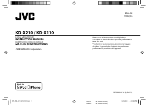 Handleiding JVC KD-X210 Autoradio