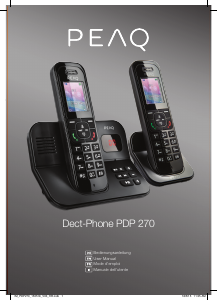 Handleiding PEAQ PDP270 Draadloze telefoon