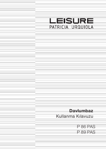 Kullanım kılavuzu Leisure P 89 PAS Davlumbaz