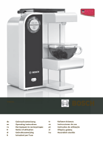 Használati útmutató Bosch THD2021 Filtrino FastCup Teafőző