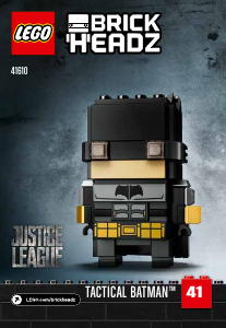 Manual de uso Lego set 41610 Brickheadz Tactical Batman y Superman
