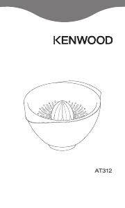 Руководство Kenwood AT312 Соковыжималка для цитрусовых