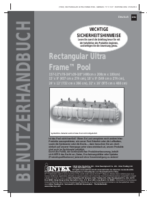 Bedienungsanleitung Intex Ultra Frame (549x274) Schwimmbad