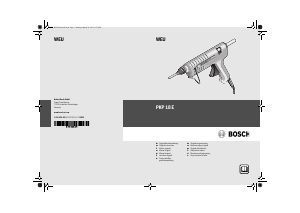 Bruksanvisning Bosch PKP 18 E Limpistol