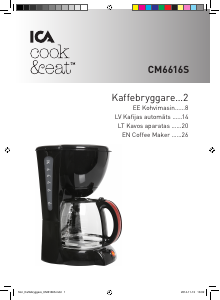 Rokasgrāmata ICA CM6616S Kafijas automāts