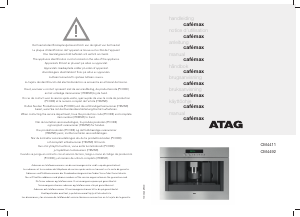 Manual ATAG CM4492AC Coffee Machine