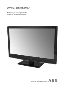 Manuale AEG CTV 1901 LED televisore