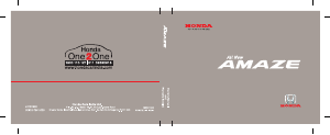 Handleiding Honda Amaze (2018)