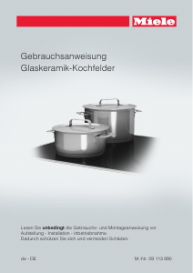 Bedienungsanleitung Miele KM 6224 Kochfeld